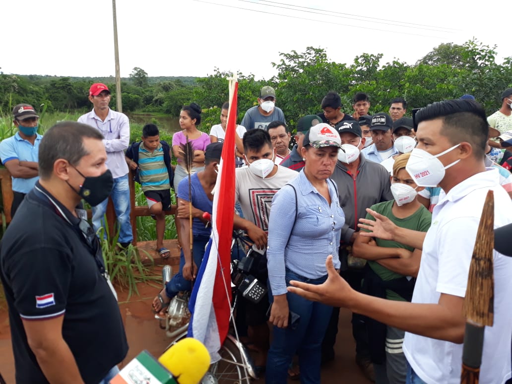 Luego de una larga negociación desbloquean ruta en Curuguaty y
