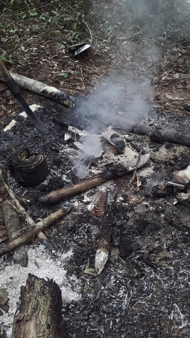 Denuncian quema de campamento en Ko e Porä