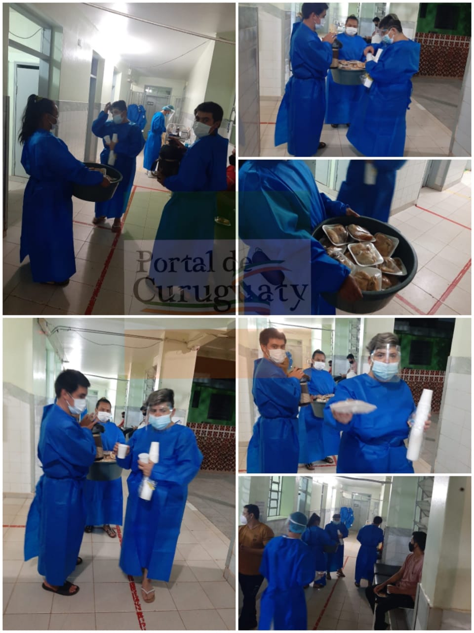 Llevan alimentos para enfermos y familiares en el hospital de Curuguaty