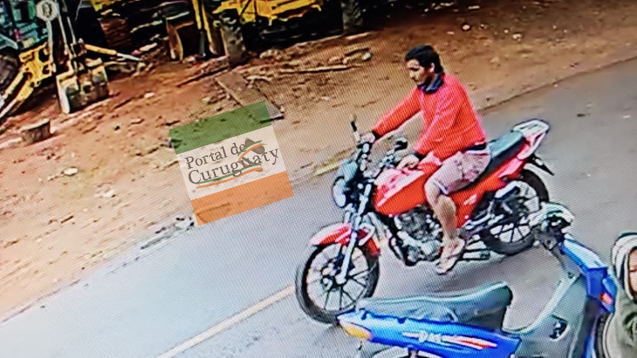 Ya saben quien es el ladrón de motocicleta oriundo de Araujo Cué