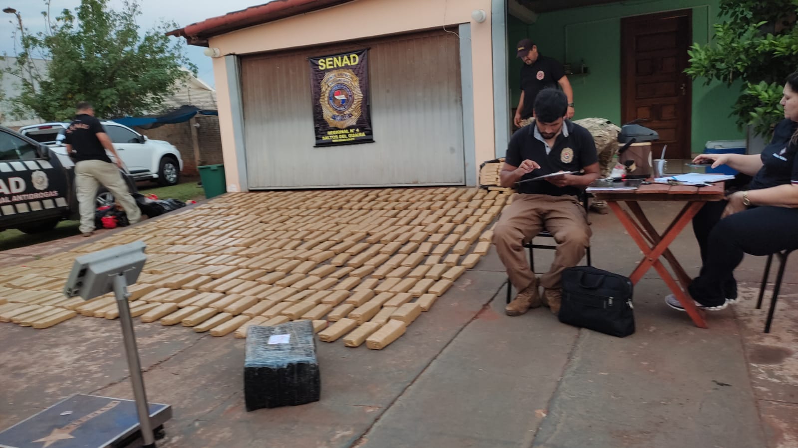 Incautan importante cantidad de droga en zona de Pindoty Porã