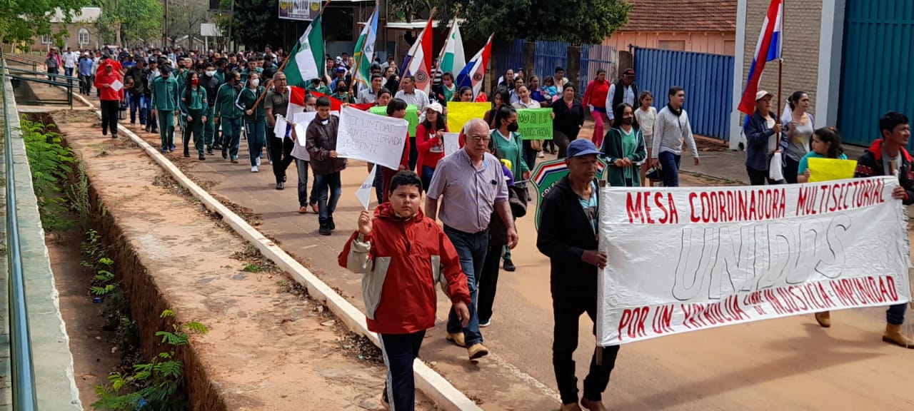 La ciudadanía se levanta contra la inseguridad en Yrybucuá