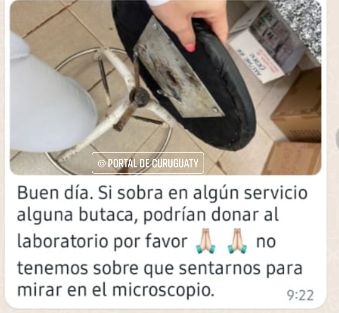 Piden donación de butaca para el hospital de Curuguaty