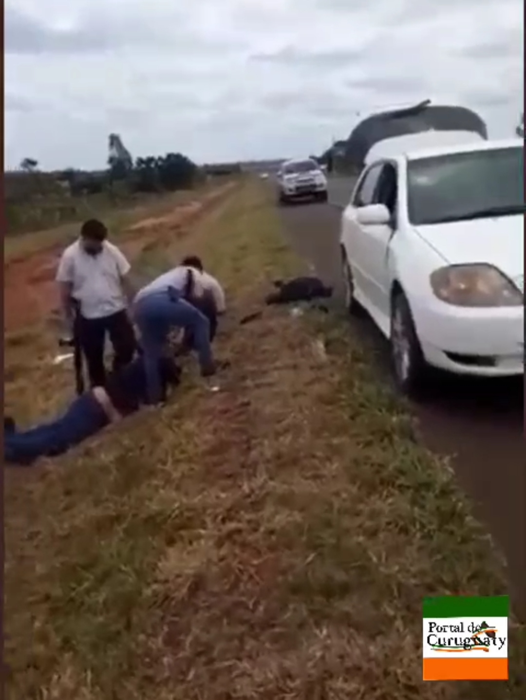 VIDEO. Policía evita secuestro del padre de Nelson Haedo Valdez