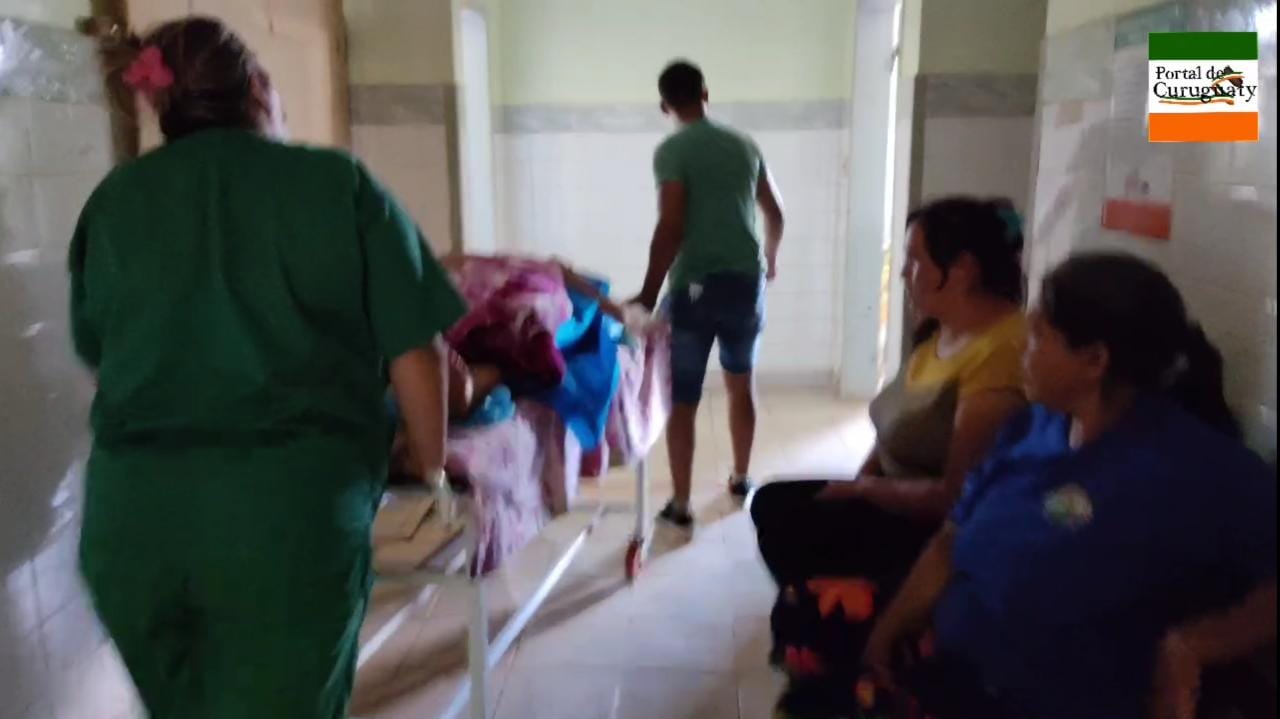 VÍDEO. Avalancha de enfermos con cuadros de Coronavirus en el hospital de Curuguaty