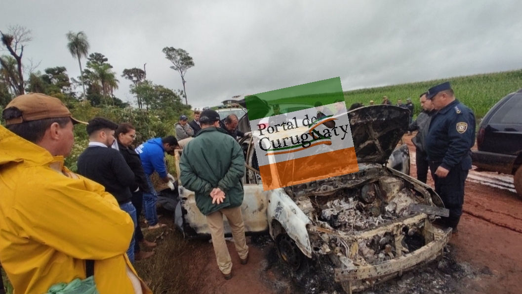 VÍDEO. Identifican a propietario de automóvil incinerado en Villa Ygatimí