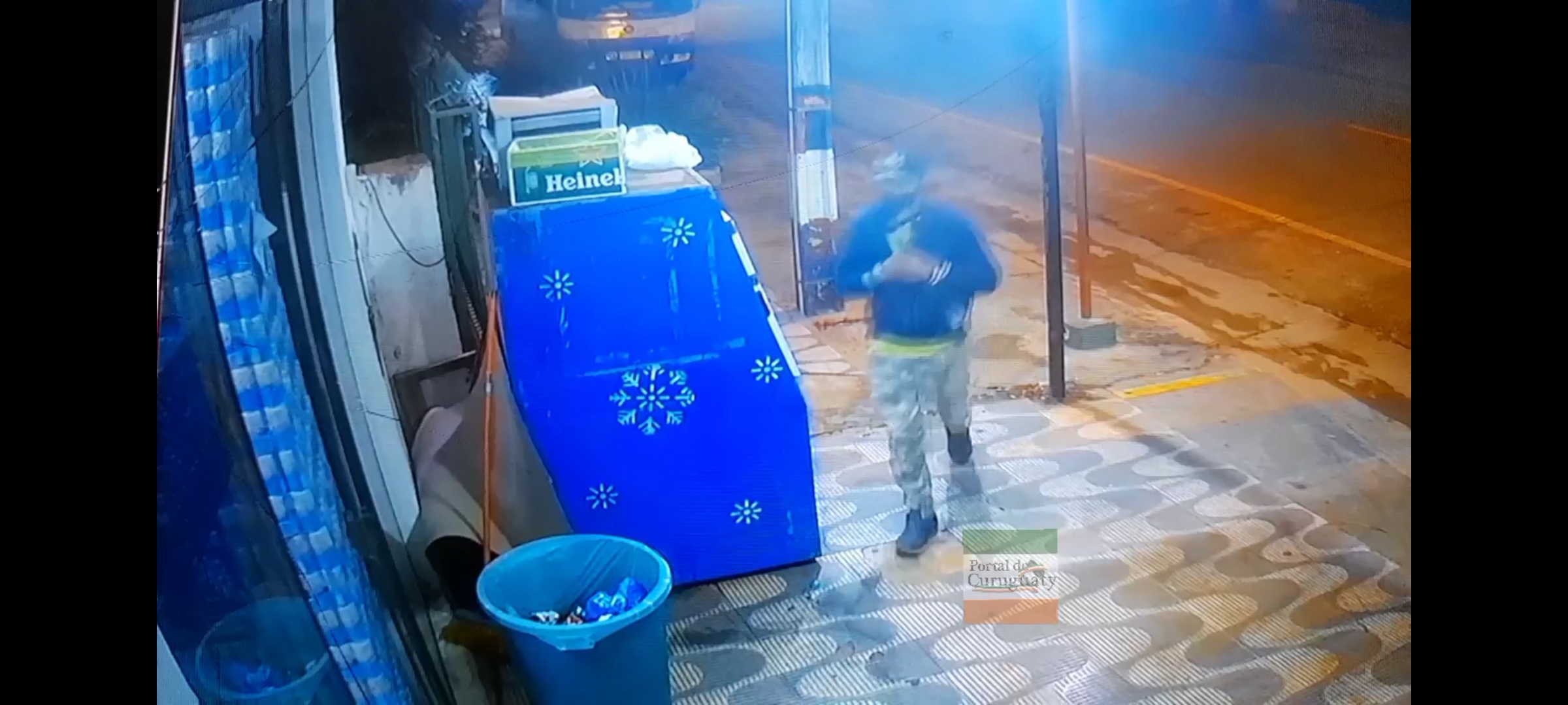 VÍDEO. Vea cómo es fácil perpetrar un robo en Curuguaty