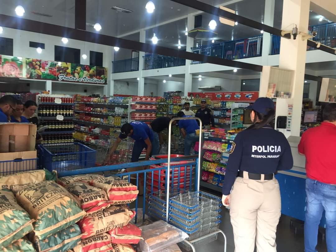 Canindeyú; Incautaron varios productos supuestamente de contrabando de supermercados