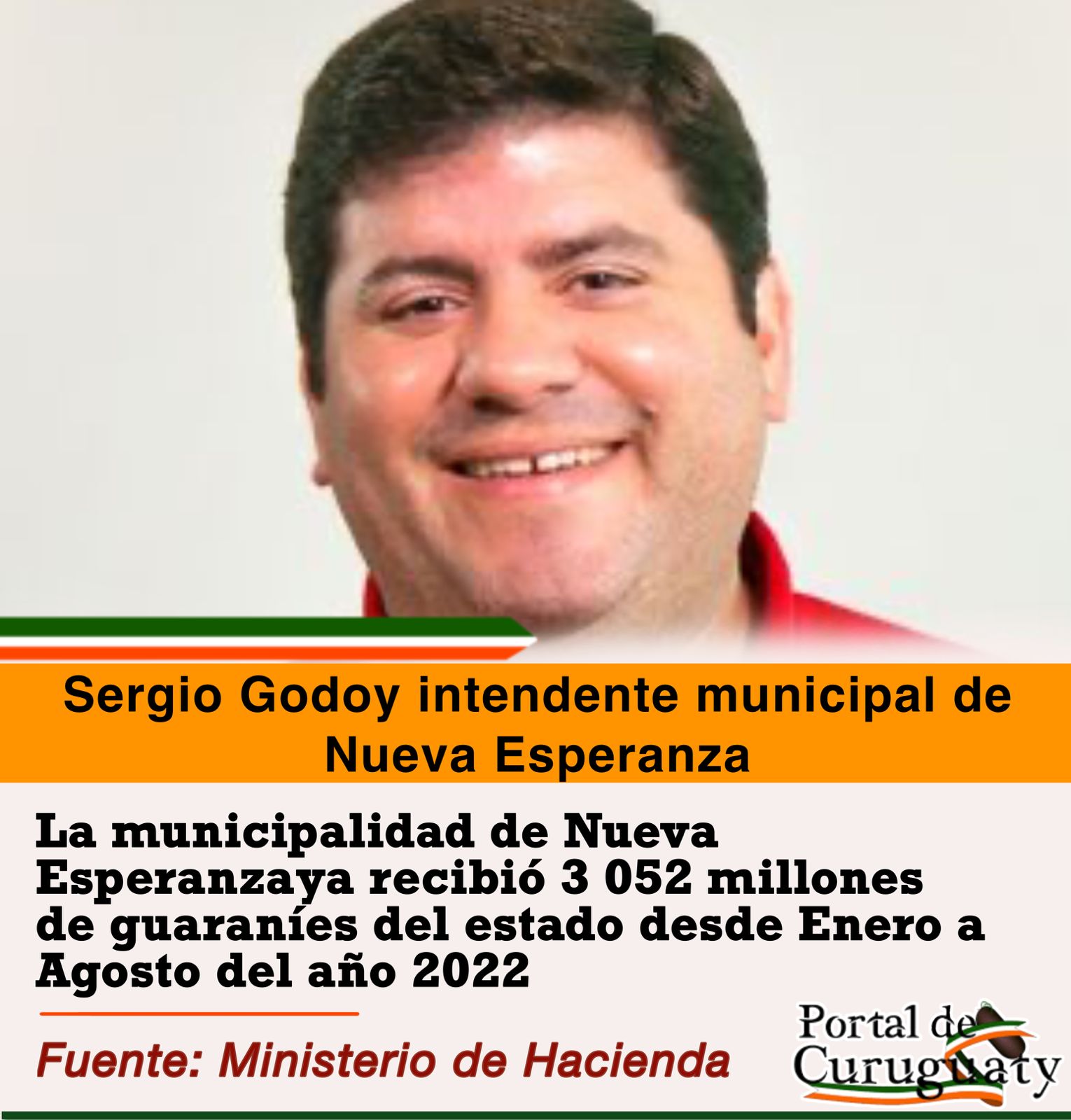 Municipio de Nueva Esperanza ya recibió 3.052 millones de guaraníes del estado este año