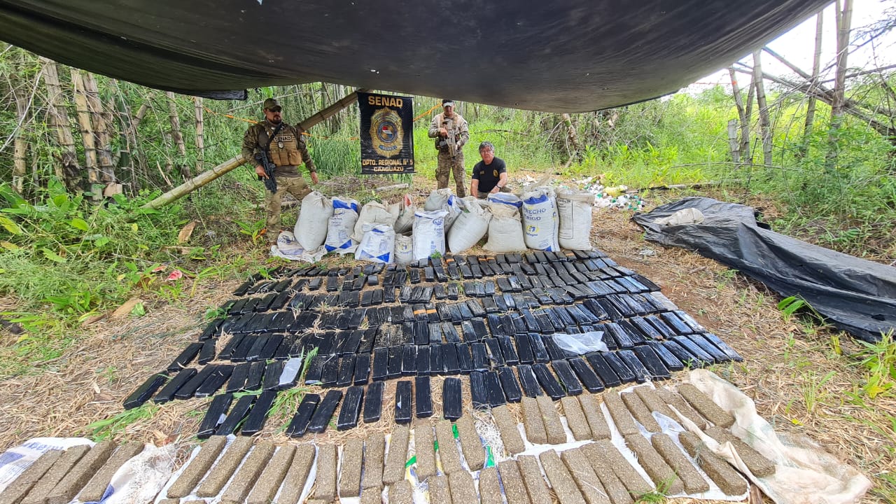 SENAD destruye campamentos y 9 toneladas de droga en Sidepar