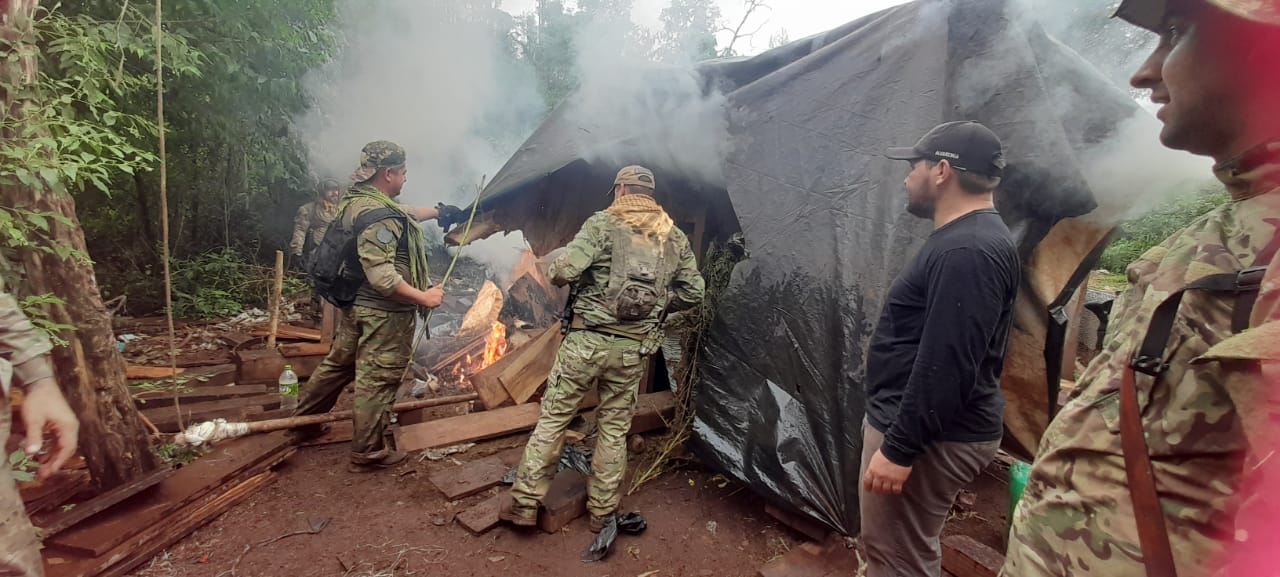 SENAD anuló más de 15 toneladas de marihuana en la reserva natural
