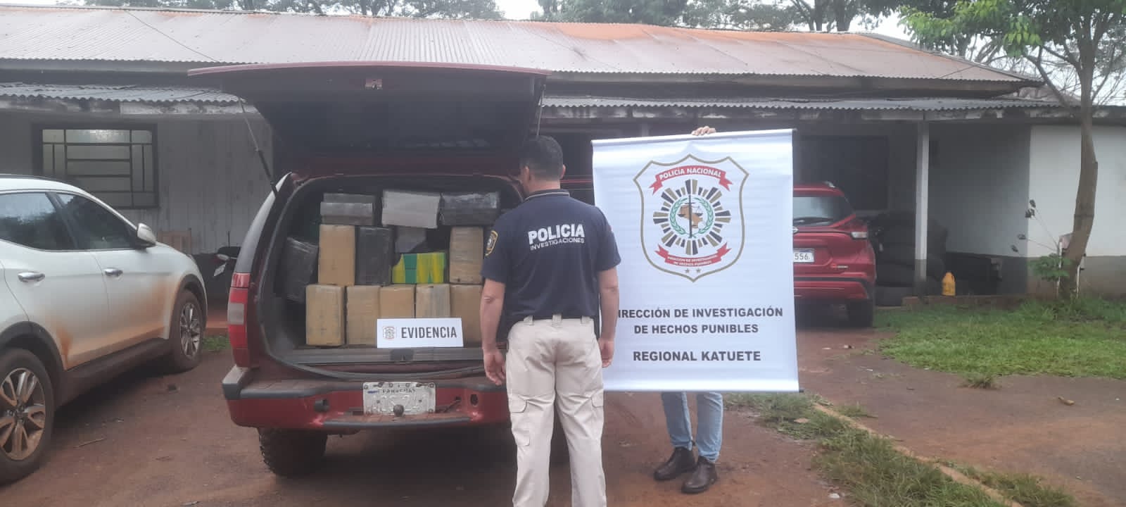Incautan importante cantidad de droga en La Paloma del Espíritu Santo