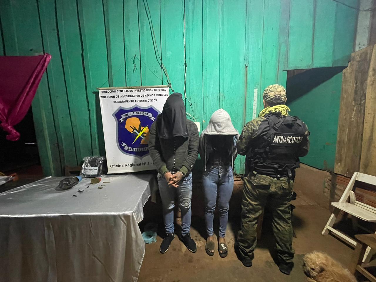Dos personas detenidas durante allanamiento contra microtráfico en Curuguaty