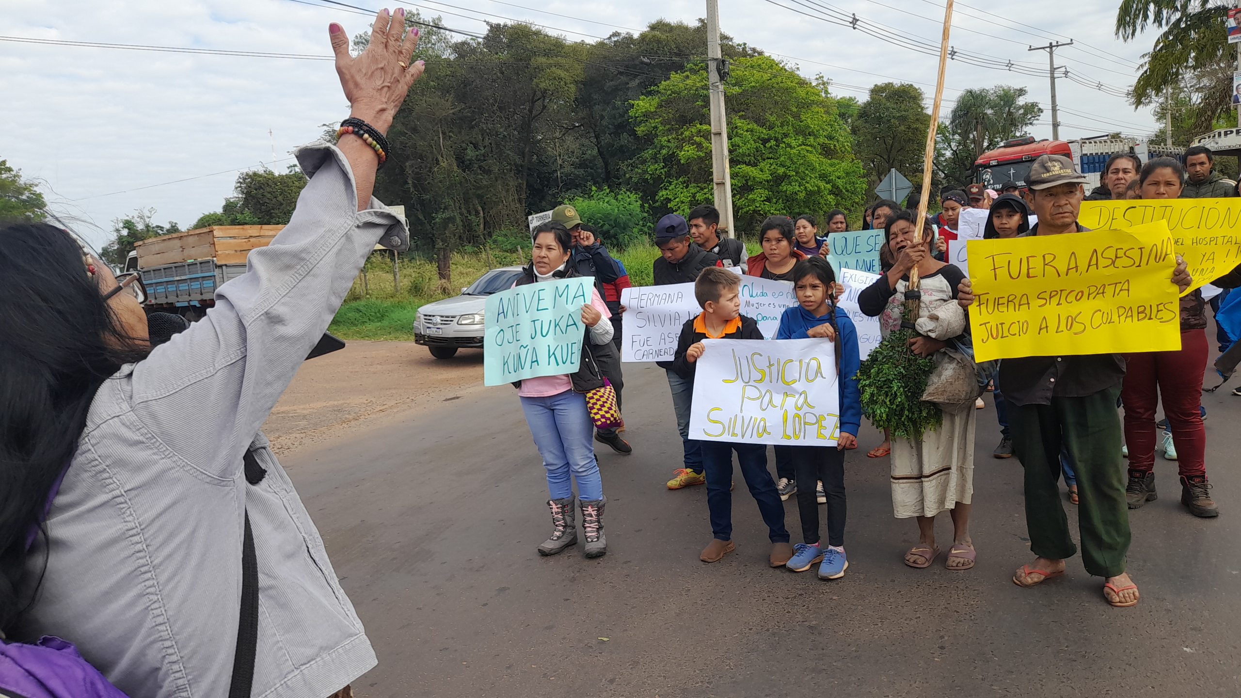 Indígenas inician manifestación para exigir justicia por la muerte de Silvia López