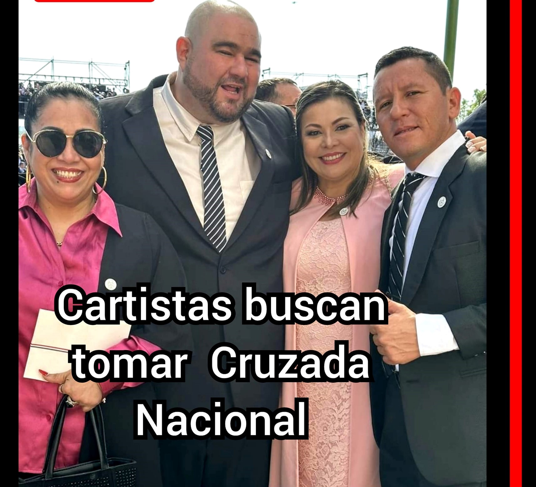 Cuatro parlamentarios Cartistas quieren destronar a Payo Cubas de Cruzada Nacional