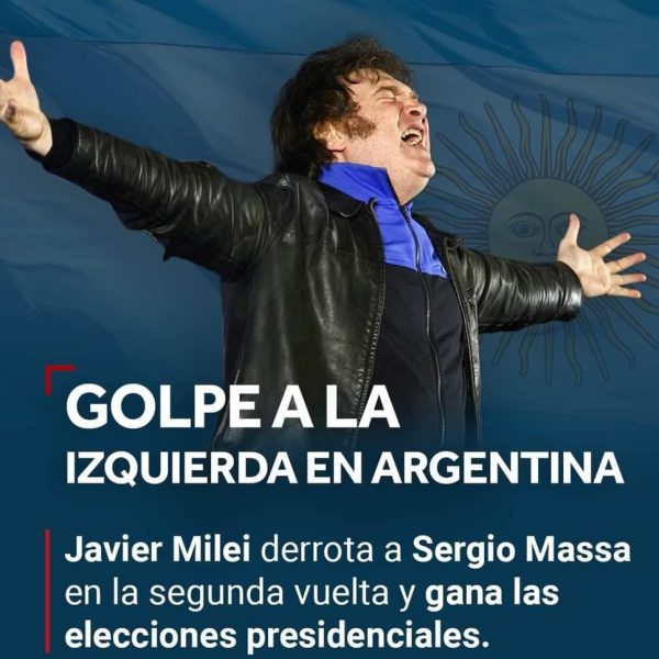 Milei rompe el sistema y es nuevo presidente de Argentina