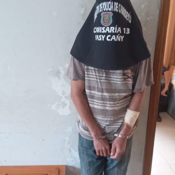 Detienen a presunto homicida en Yasy Cañy