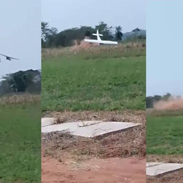 Vídeo viralizado no corresponde al accidente aéreo del diputado Harms