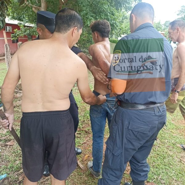 Vecinos ayudan a detener a presunto delincuente en Curuguaty