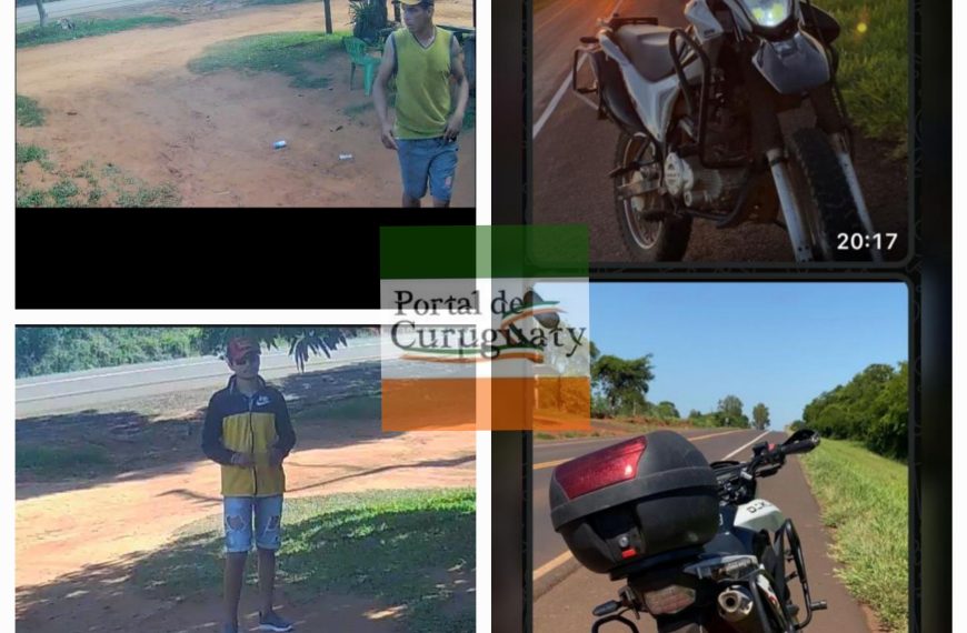 Buscan identificar a ladrón de motocicleta de alta gama