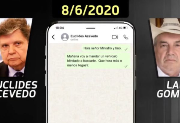 Euclides Acevedo busca desligarse de “Lalo” pero los chats le delatan
