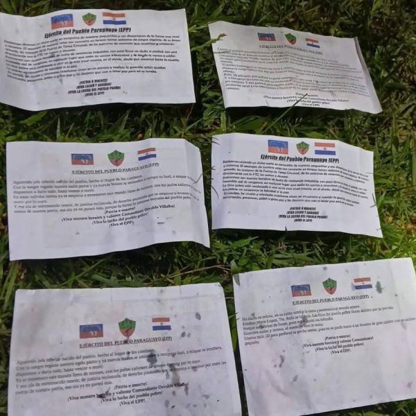 Llamativo supuesto panfleto del EPP en Canindeyú