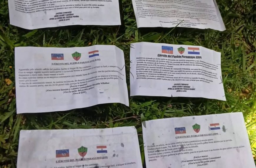 Llamativo supuesto panfleto del EPP en Canindeyú