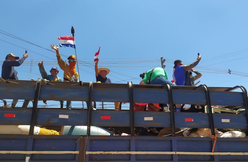 Sintierras avanzan hacia la estancia Lusipar