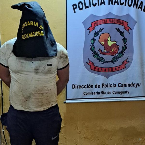 Aprehenden a un hombre por presunta perturbación de la paz pública y resistencia en Curuguaty