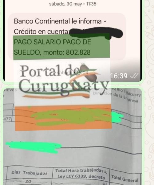 Denuncian presuntas irregularidades laborales en empresa proveedora de Hambre Cero en Curuguaty