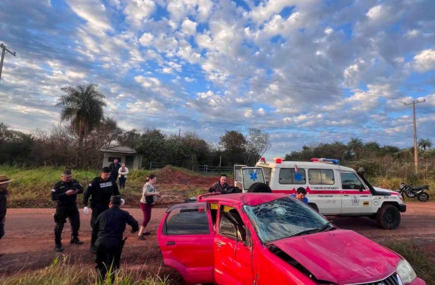 Investigan presunta tentativa de feminicidio en Curuguaty: mujer fue hallada gravemente herida dentro de un vehículo
