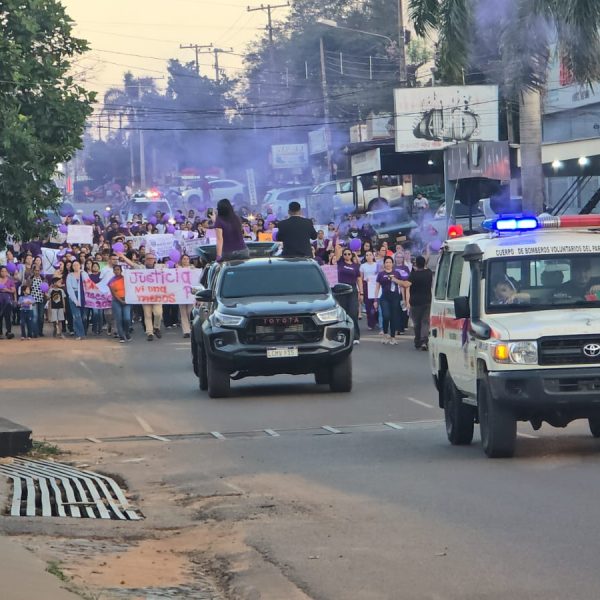 Ni Una Menos: multitudinaria marcha en Curuguaty exige justicia por Letizia y el fin de los feminicidios