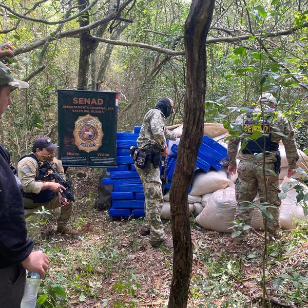 SENAD detecta carga de marihuana en zona rural de Maracaná
