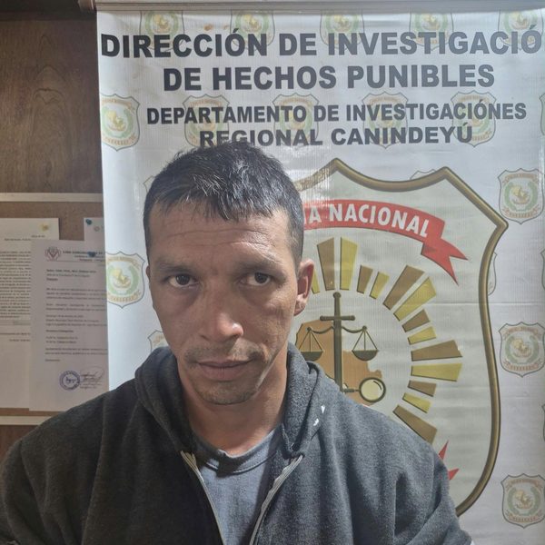 CURUGUATY | DETIENEN A HOMBRE CON 15 ANTECEDENTES Y DOS ÓRDENES DE CAPTURA PENDIENTES