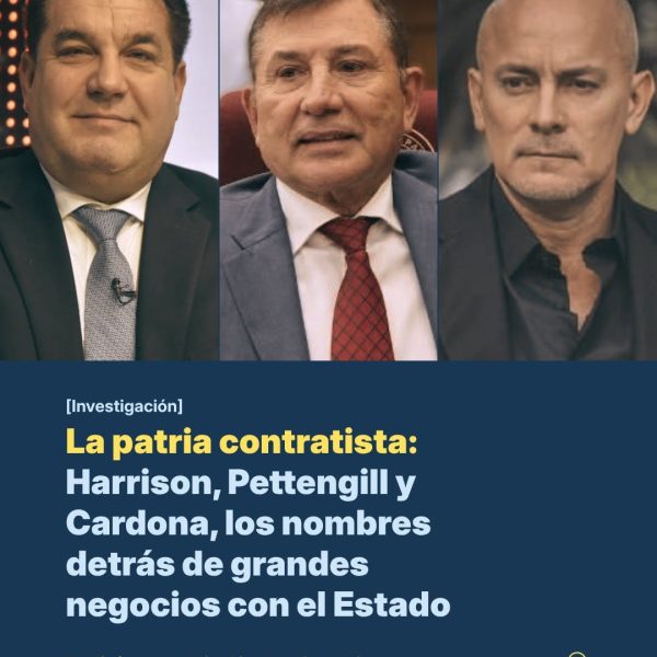Los nombres detrás de los negocios millonarios con el Estado según Parámetro