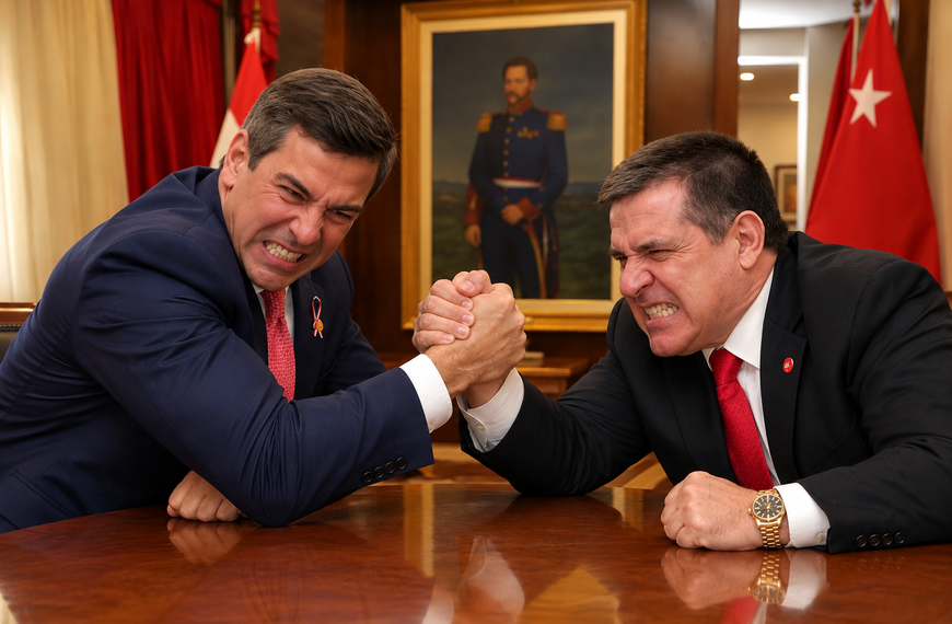 Puede Horacio Cartes competirle el poder a Santiago Peña ?