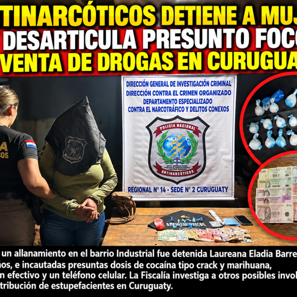 Procedimiento antinarcótico en Curuguaty