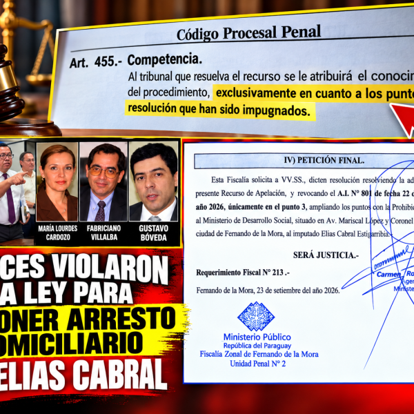 Sepa el art. que violaron los jueces para imponer arresto a Elias Cabral