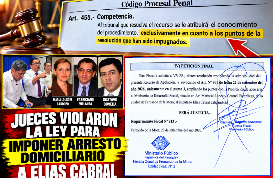 Sepa el art. que violaron los jueces para imponer arresto a Elias Cabral